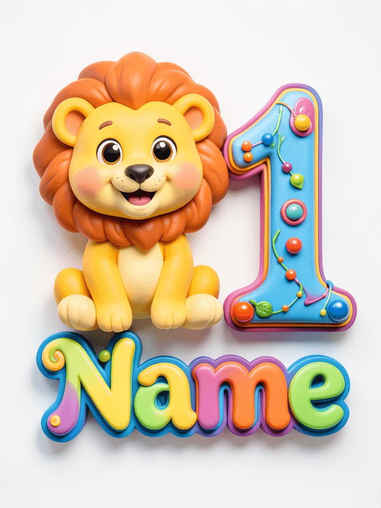 Ultra-high-quality 3D foam party decoration featuring a cute