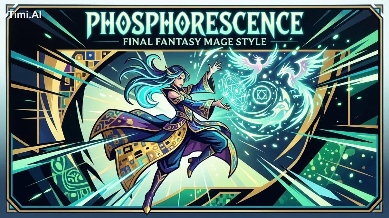 draw
subject: Phosphorescence final fantasy mage intricate i
