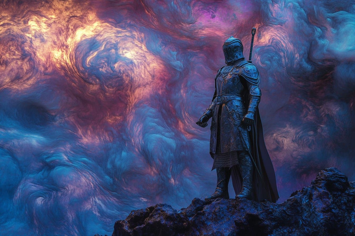 [SUBJECT] standing at the edge of a Quantum Flux Landscape, 