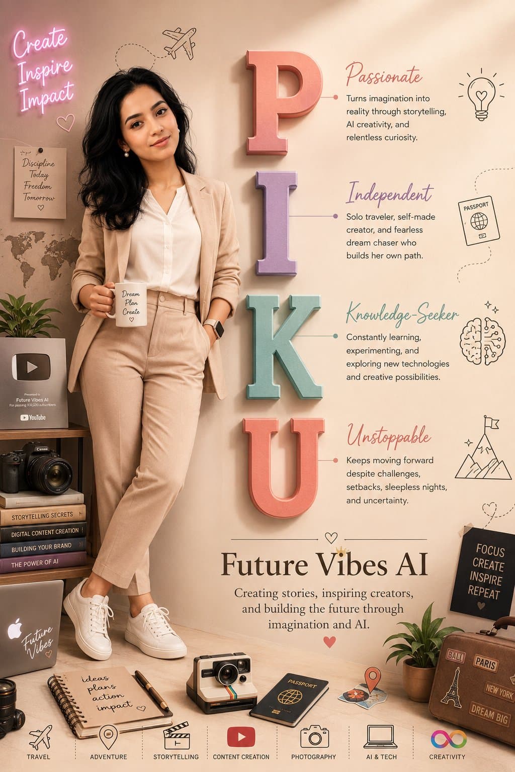 Your name. Your personality. Your poster.
Upload your photo