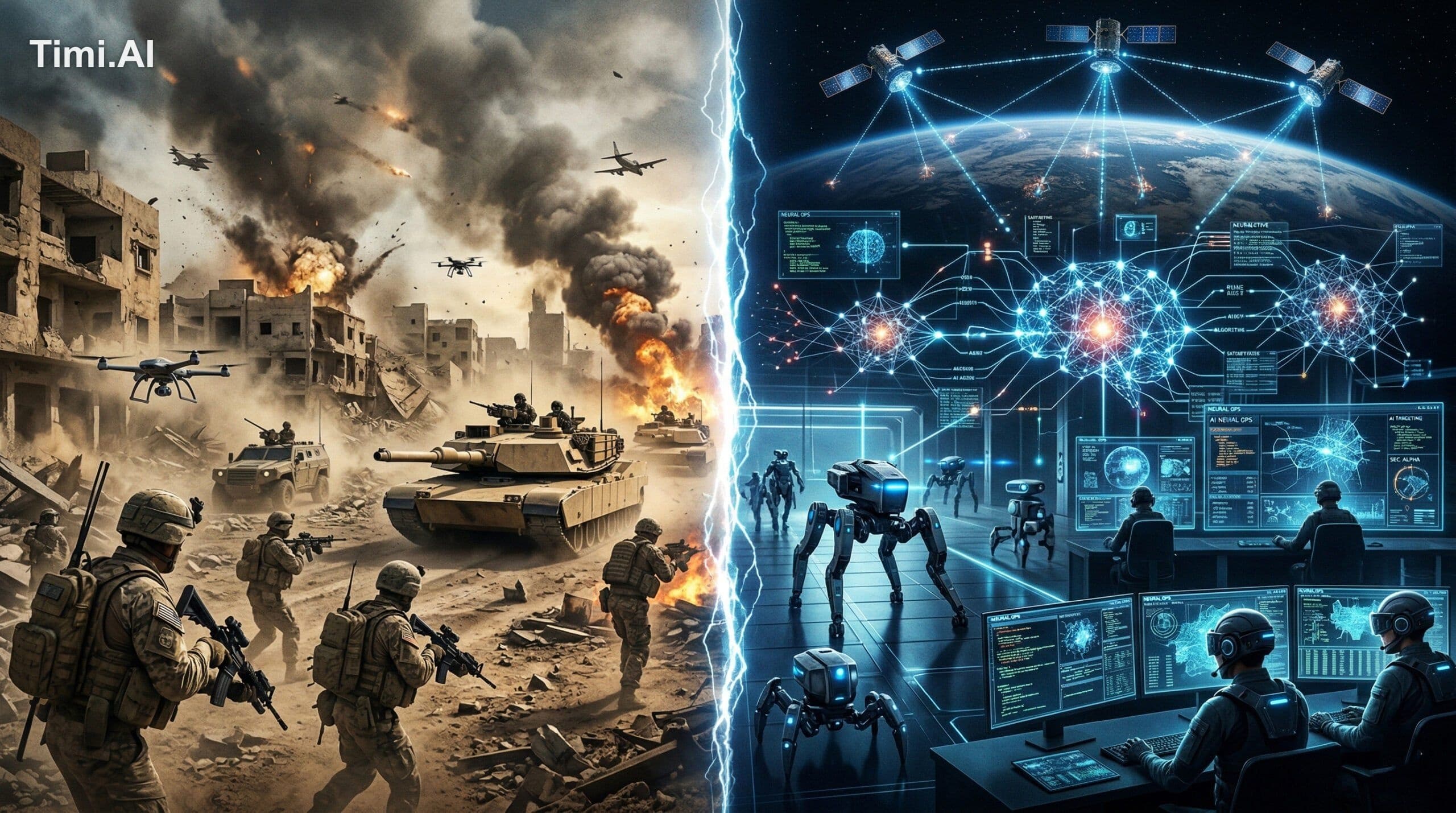 In targeting air attacks, with satellites and AI, there is a