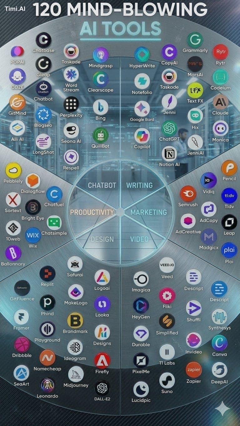 120 Smart AI Tools for Work & Growth.🧠

1. Ideas

- YOU
- C