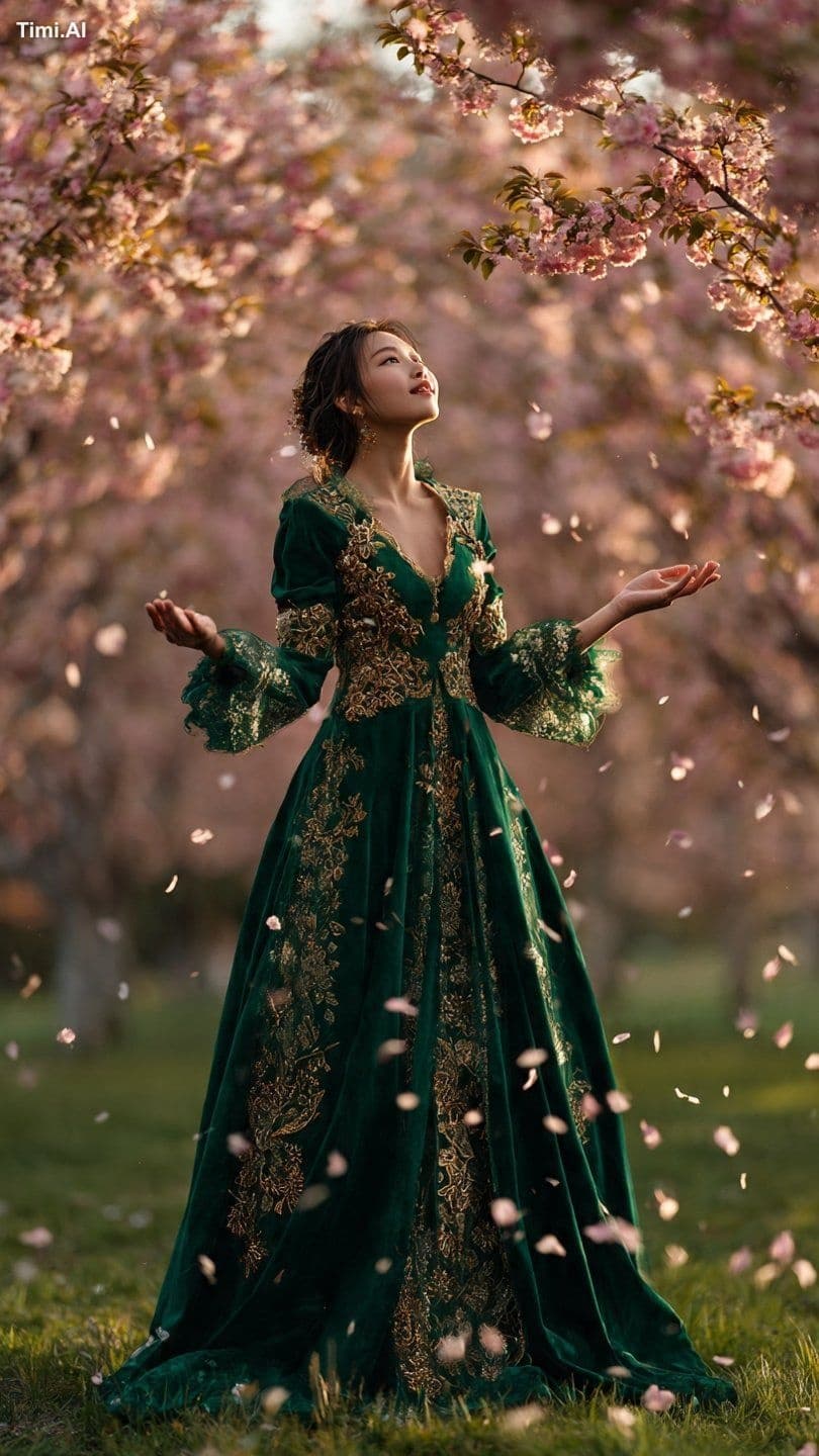 A cinematic, high-fantasy portrait series featuring elegant