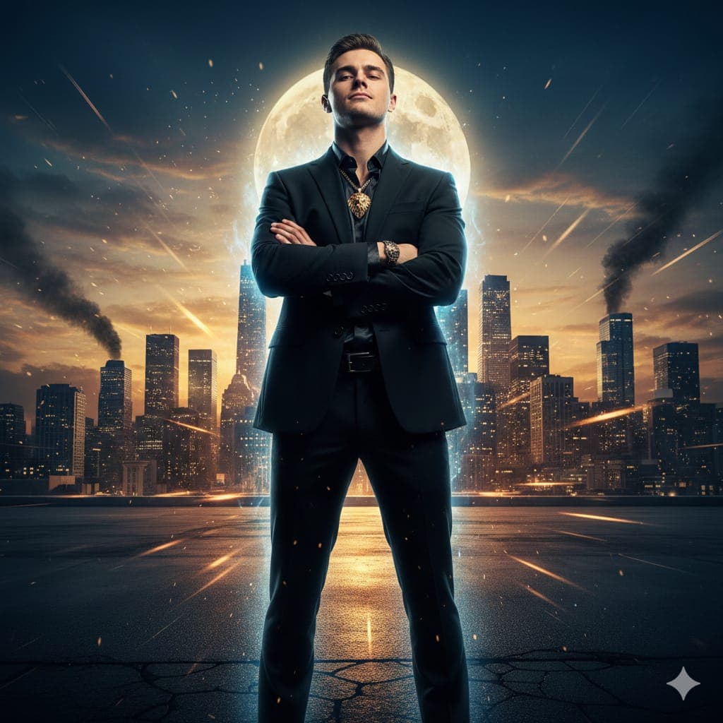 {
  "Objective": "Create a high-impact cinematic portrait of