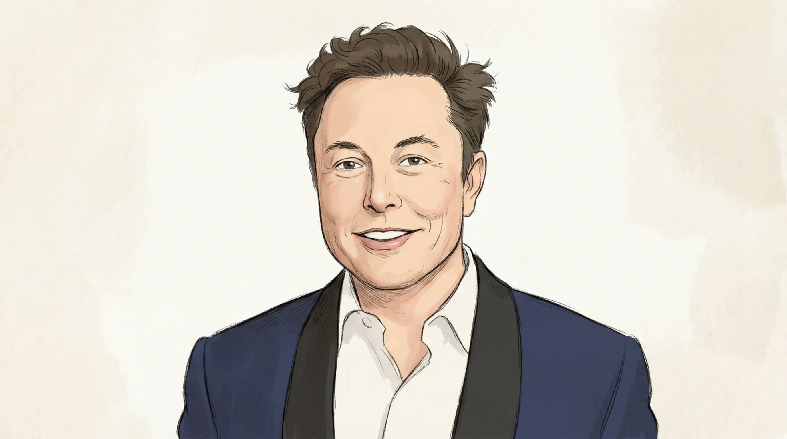 hand-drawn animation style illustration of the person in the