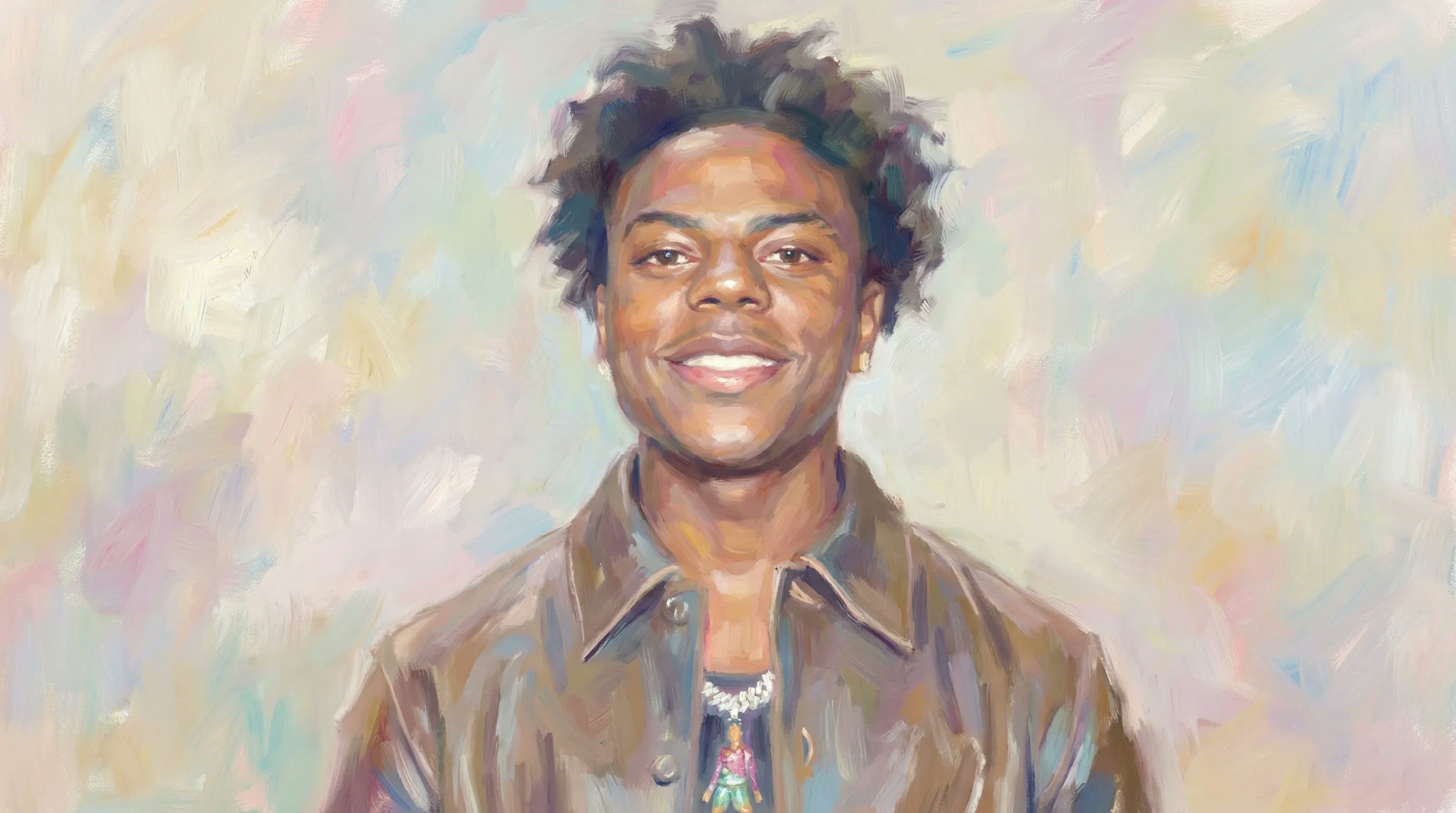 Impressionism-style portrait of the person in the provided r
