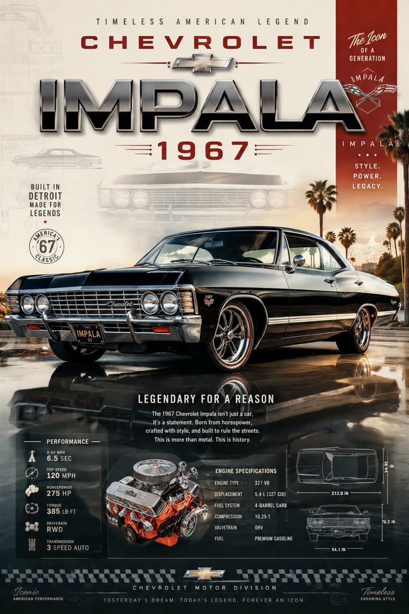 Create an epic premium automotive poster of [CAR MODEL]. Pla