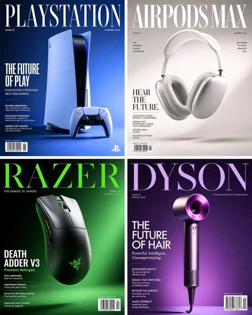 A world-class luxury magazine cover, 4:5 ratio, featuring [B