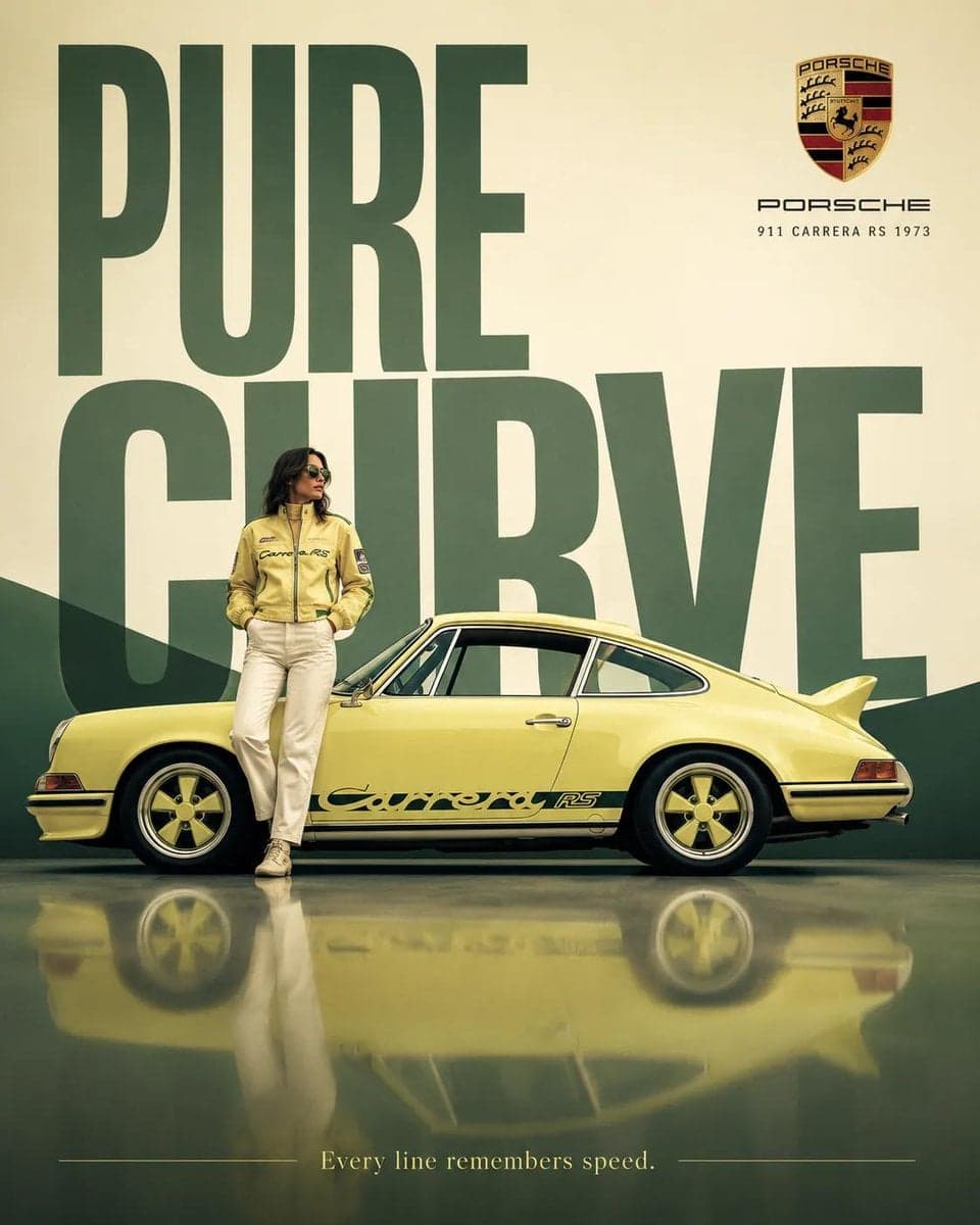 High-end surreal automotive advertising poster for [BRAND] [