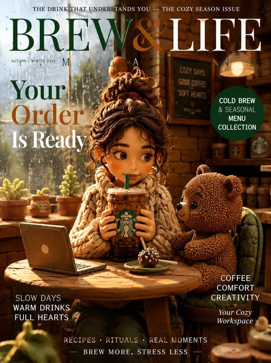 [SUBJECT]: A cozy claymation girl with a clay messy bun and 