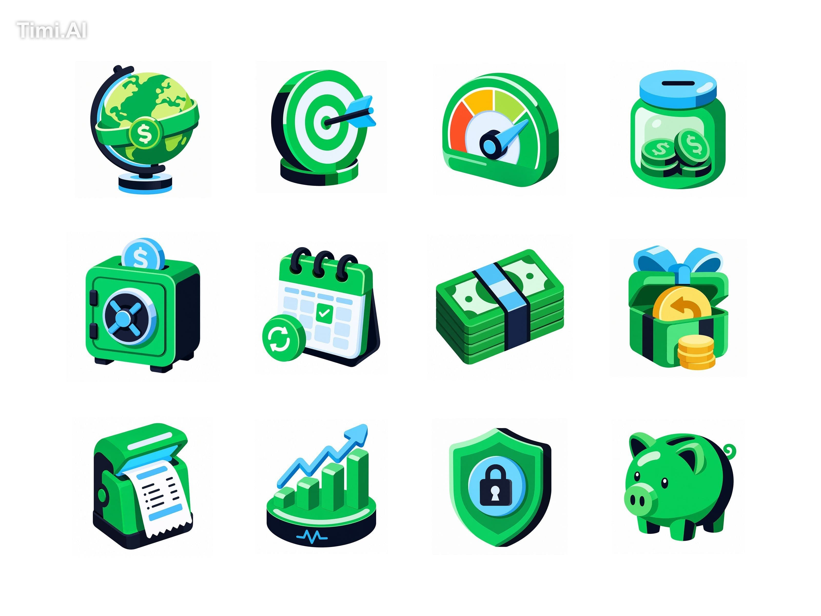 Create icons using Waterlemon Flare Icon Skill
Color Palett