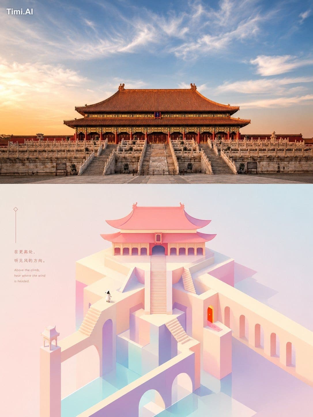 请将我上传的每一张照片分别制作成一张独立的高级设计海报，不多图拼接，每张照片单独输出。整体采用3:4竖版构图，上下两个区