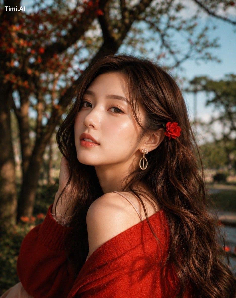 Ultra-realistic DSLR portrait of a beautiful young East Asia