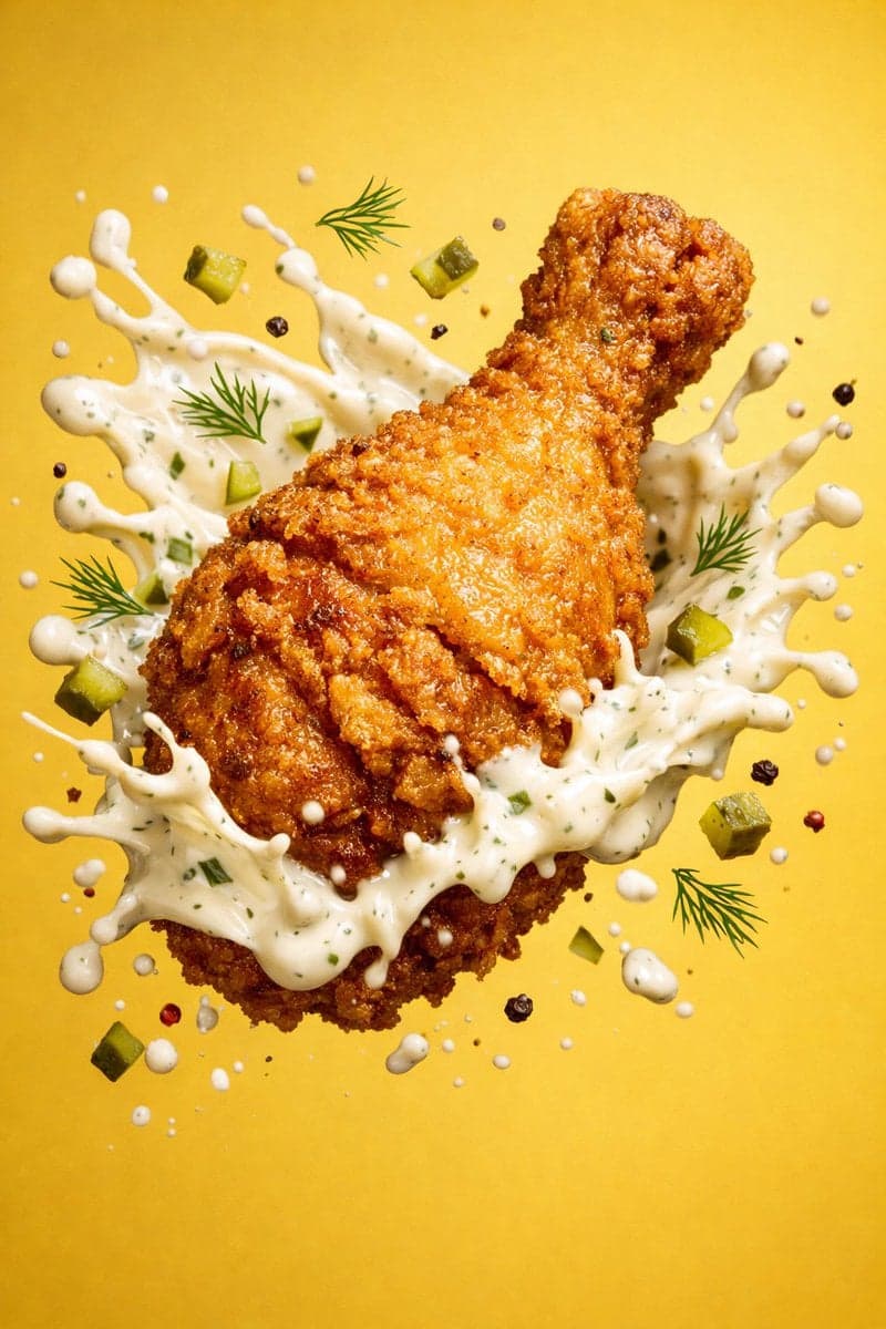 Epic 8K cinematic fantasy food scene: a colossal crispy frie