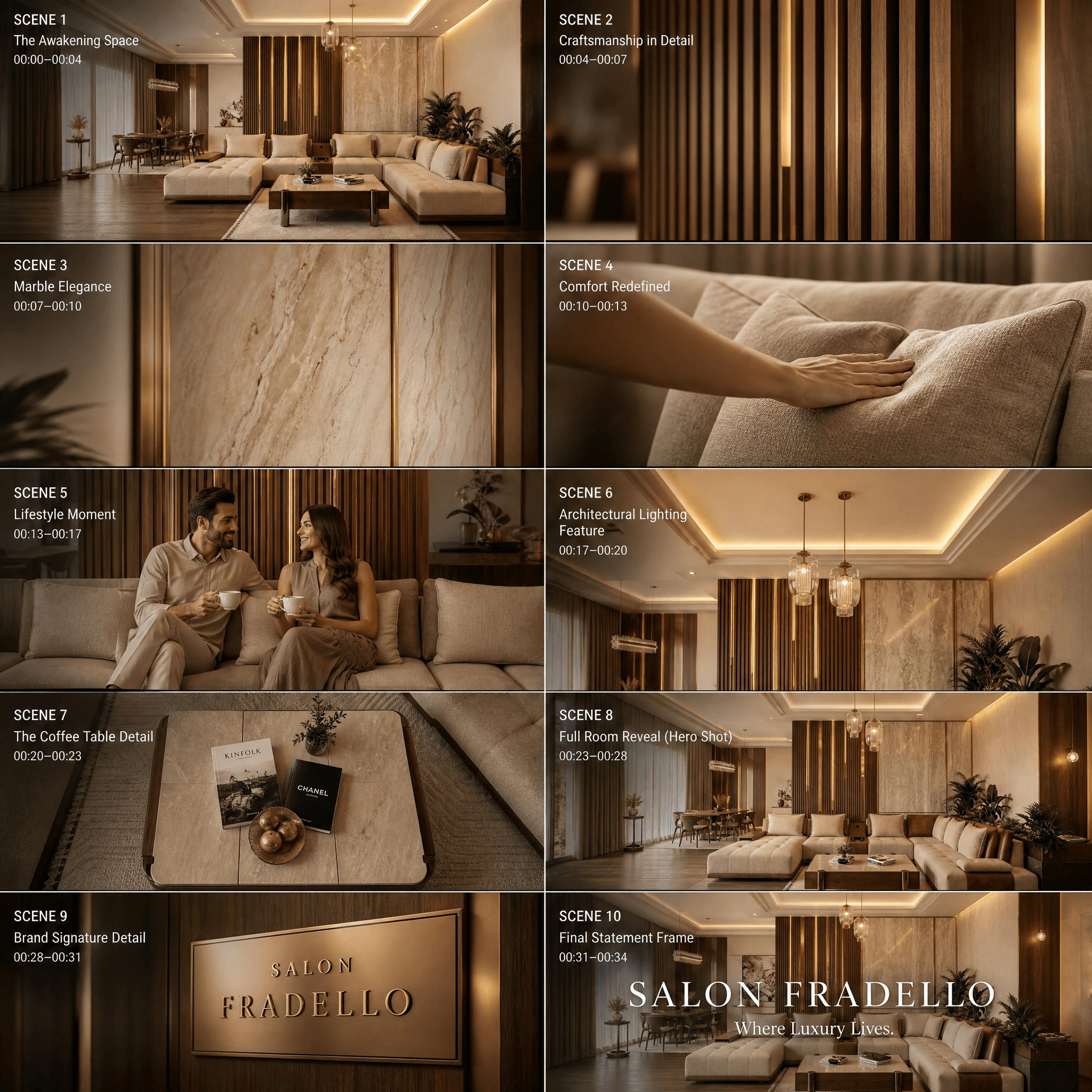 Premium Commercial StoryboardSalon Fradello – “Where Luxury