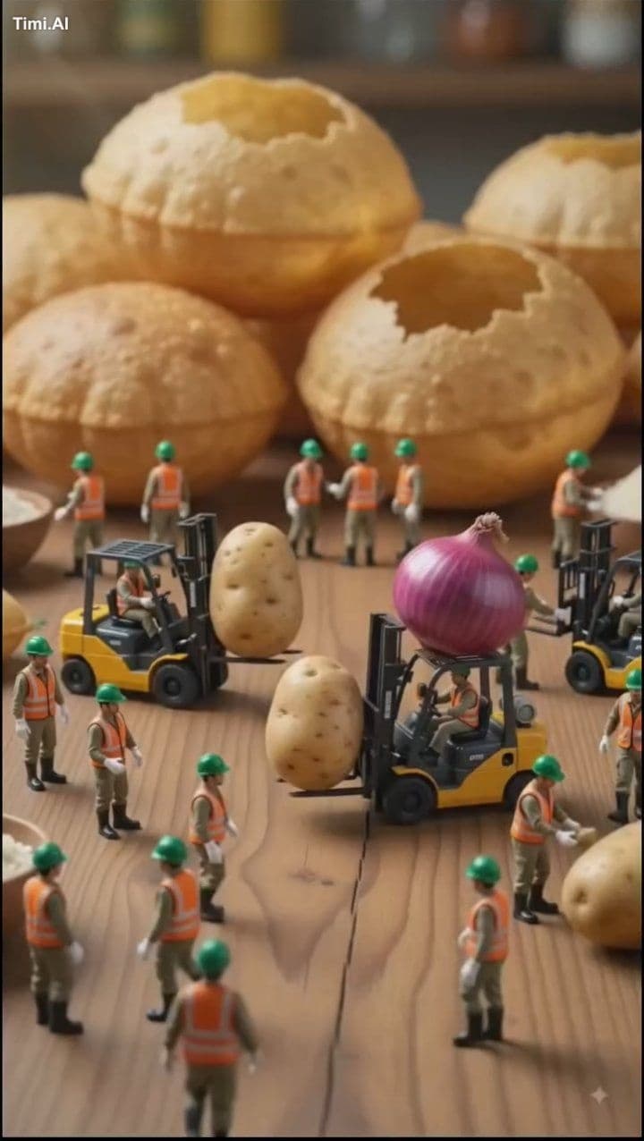Prompt Create a cinematic, ultra-realistic miniature food fa