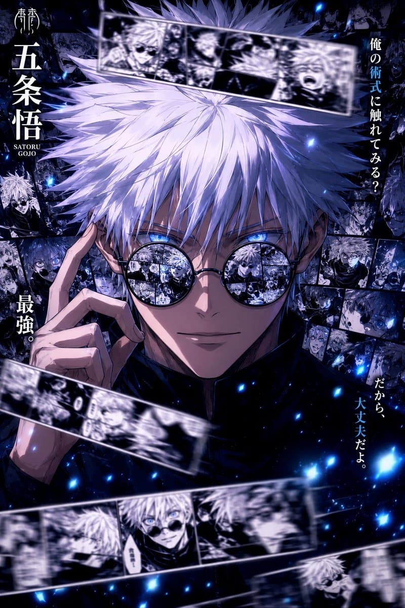 Ultra detailed anime manga character poster of [CHARACTER NA