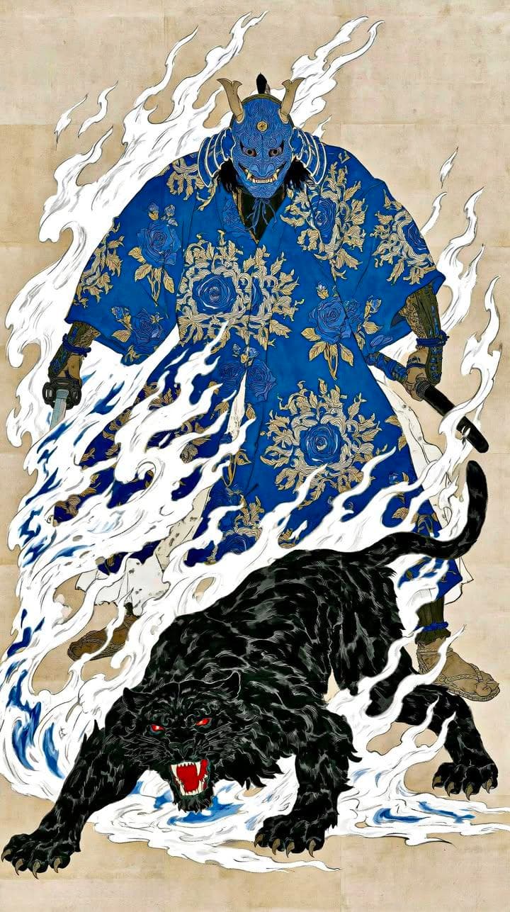 Masterpiece, ultra-detailed Japanese ukiyo-e inspired illust