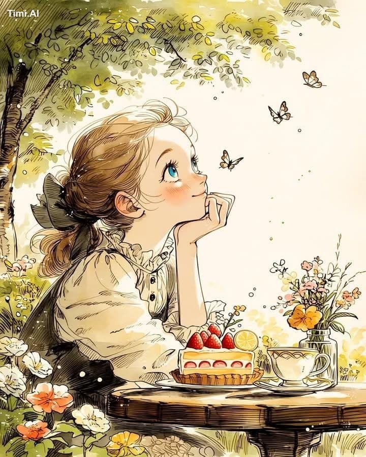 Ultra-detailed watercolor and ink illustration in a delicate