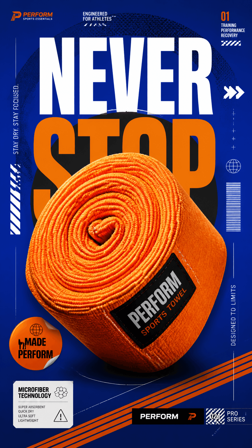 A premium 9:16 sports-fashion advertising poster.Central Sub