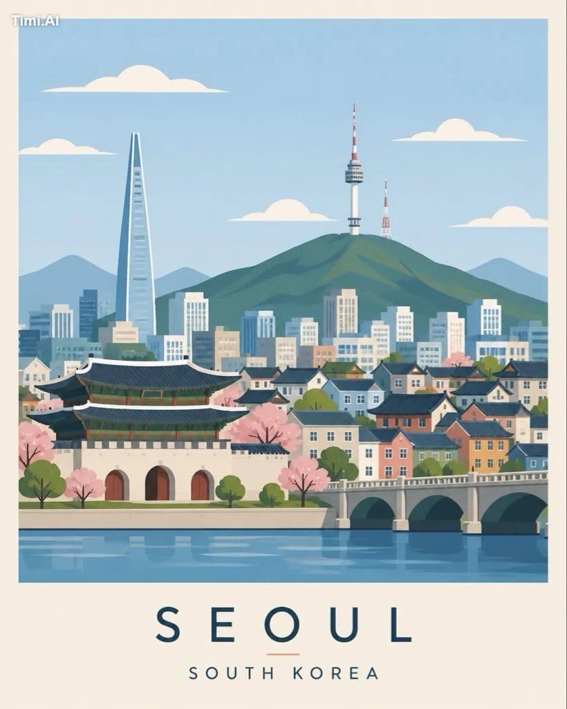 [DESTINATION] = (Seoul)

Create a premium editorial travel p