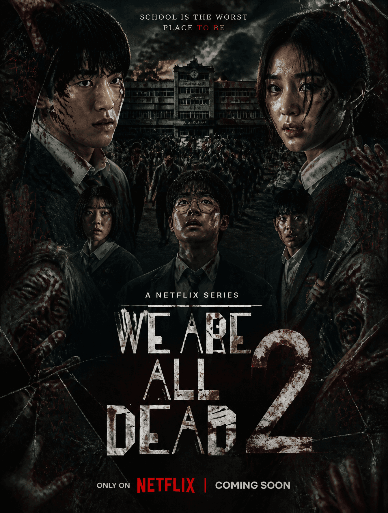 The poster for the series "We Are All Dead 2" features dark