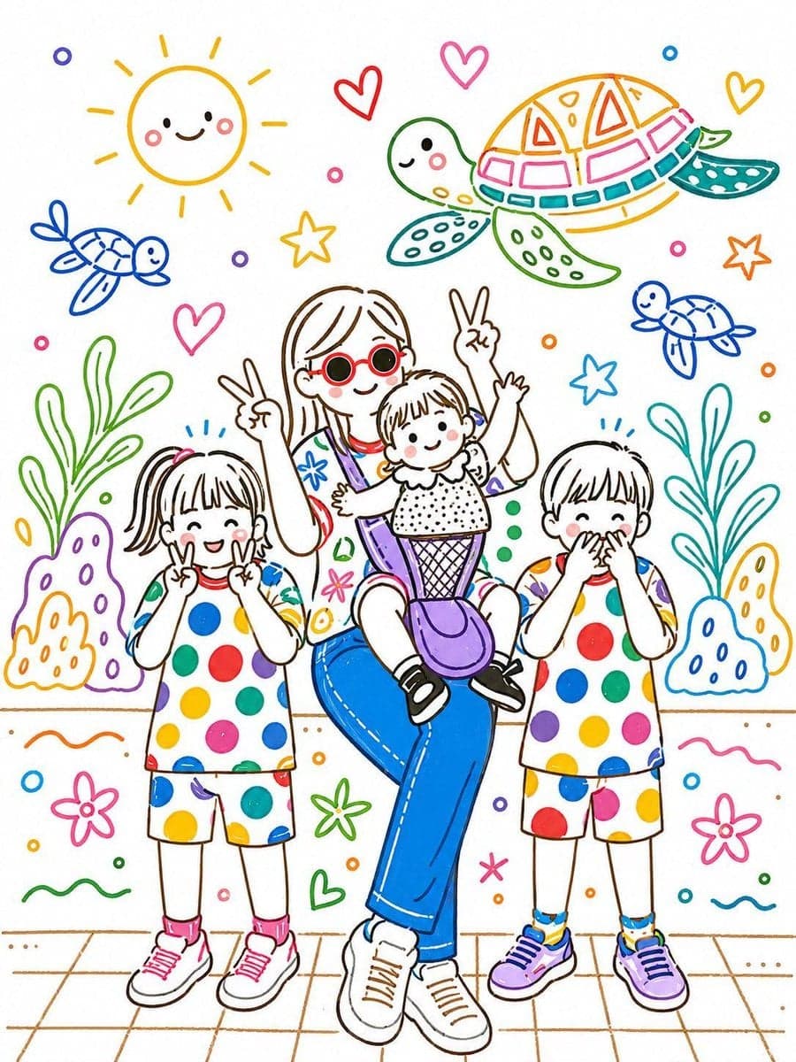Convert this image into a soft, handcrafted paper-cut layere