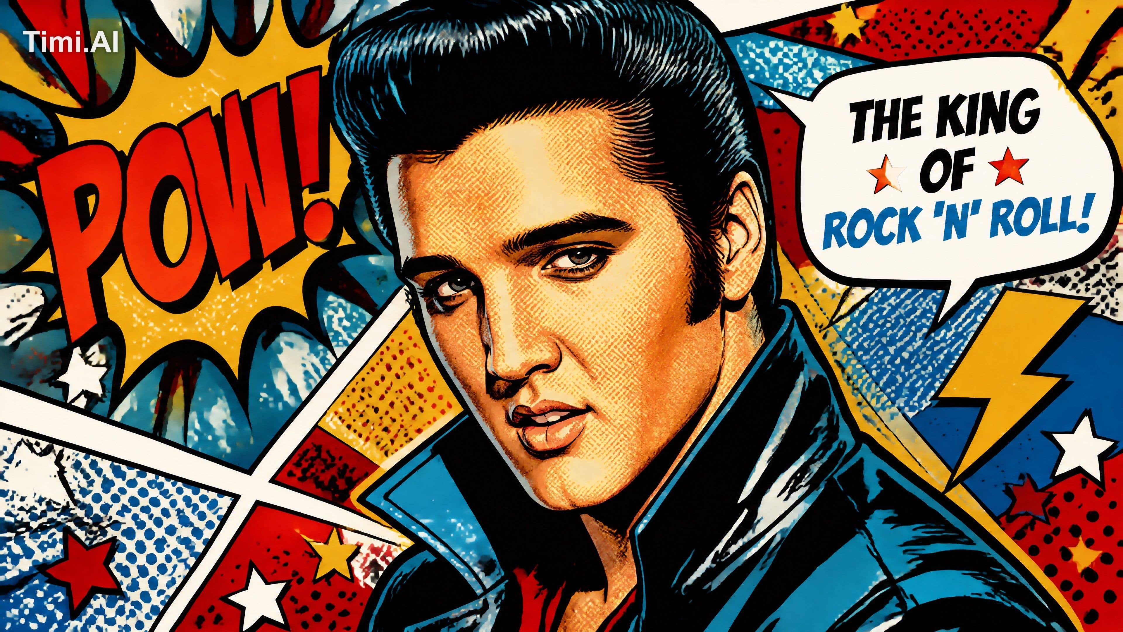 Create a vibrant pop art illustration of a globally recogniz