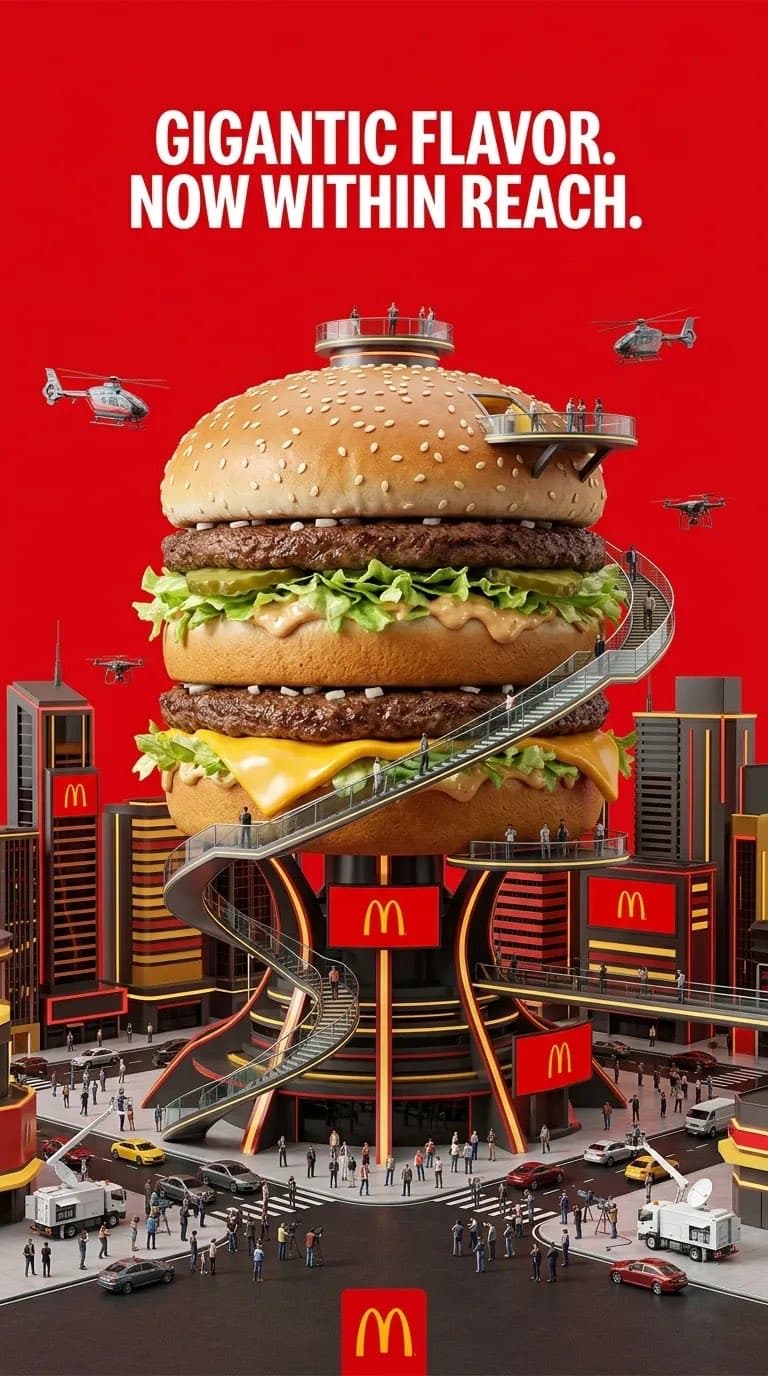 Create a hyper-detailed luxury advertising poster in a cinem