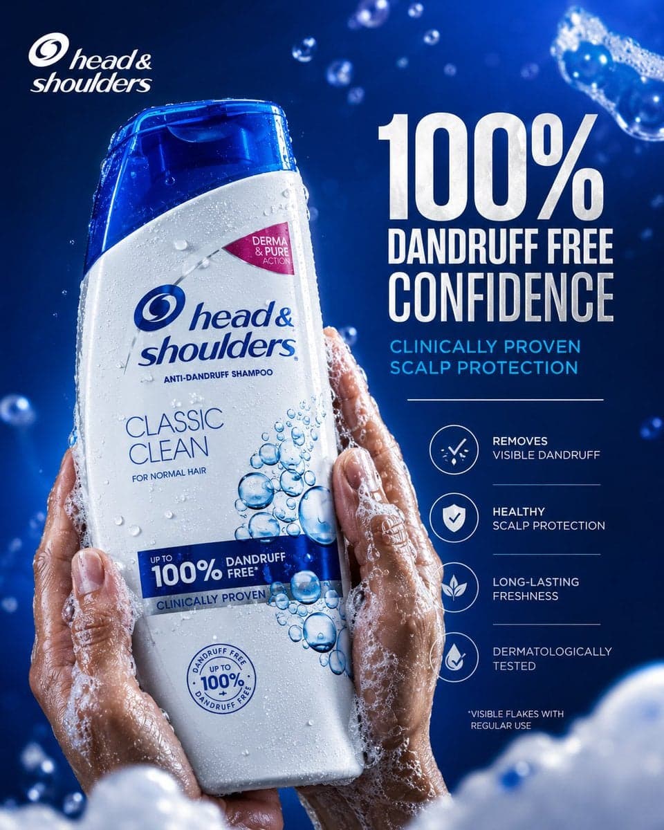 HEAD & SHOULDERS

"CONFIDENCE STARTS AT THE SCALP"

FORMAT


