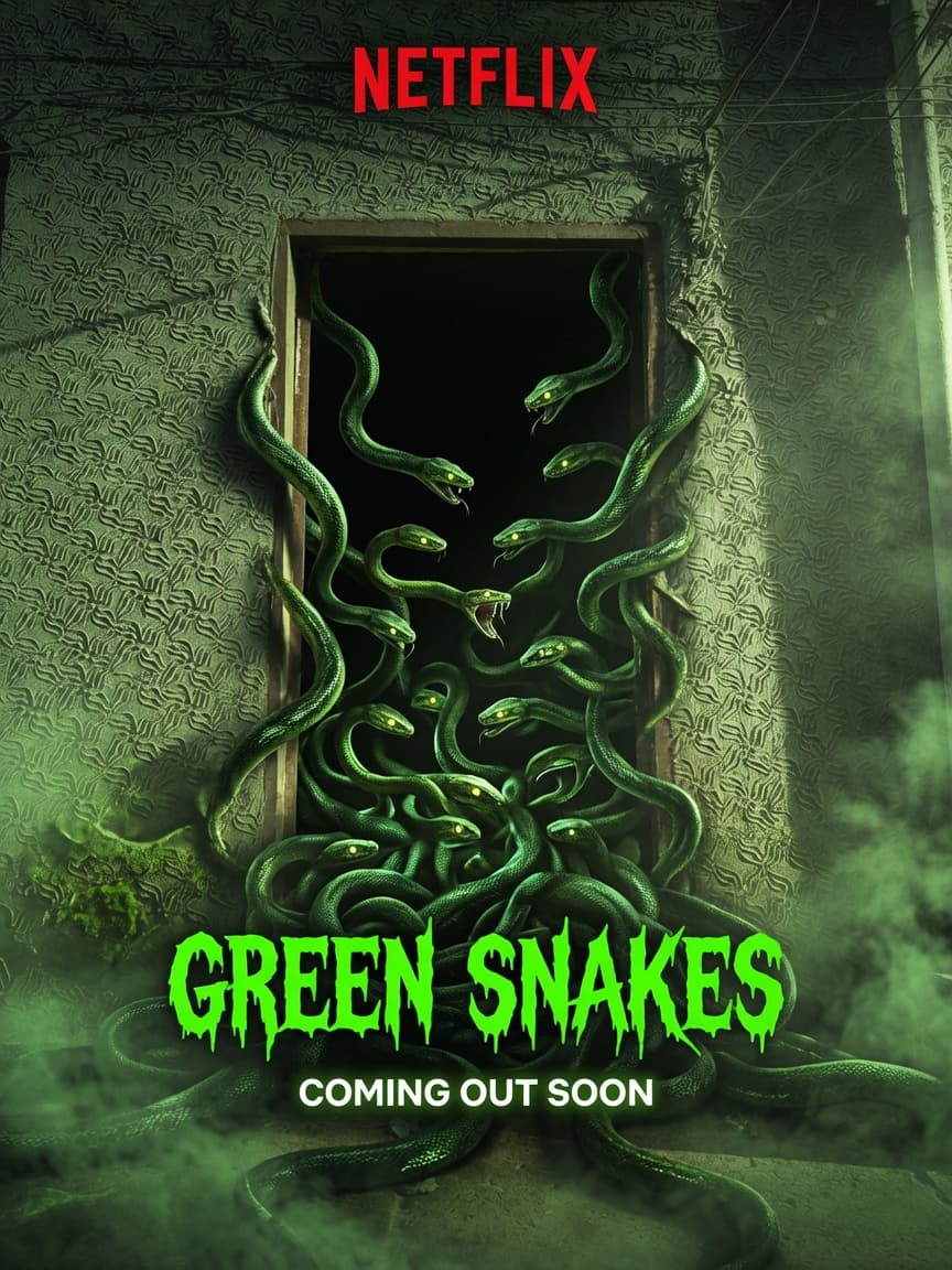 Create a Netflix thriller design
Make bunch of green snake