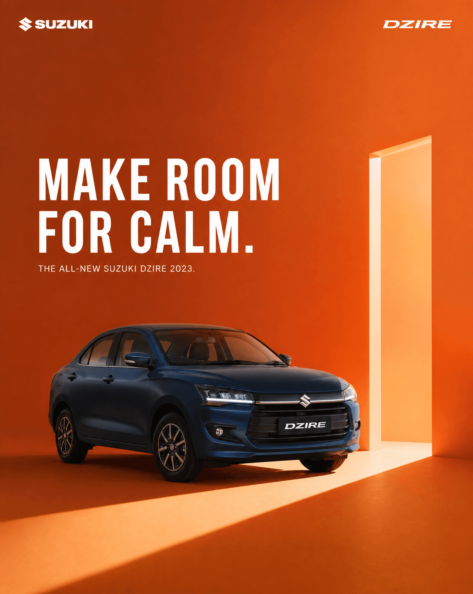 Create an ultra-premium conceptual automotive campaign poste
