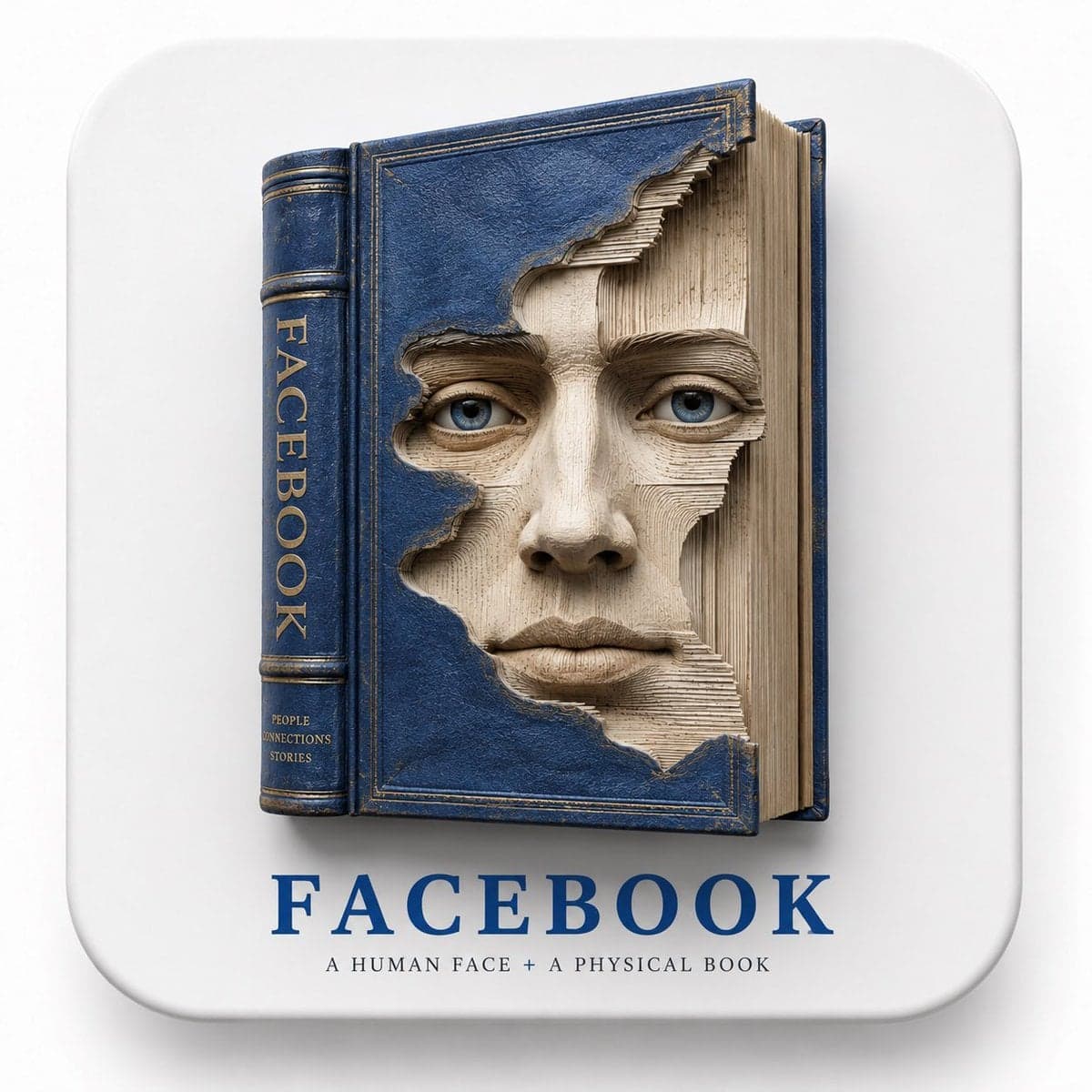 Ultra-premium 3D brand sculpture.

A massive hardcover book 
