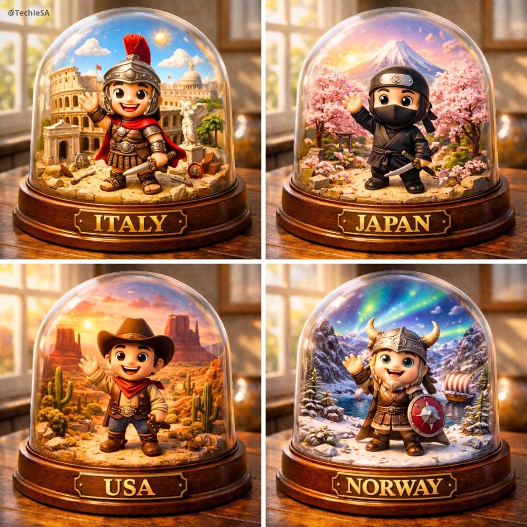 Create a highly detailed, hyper-realistic image of a miniatu