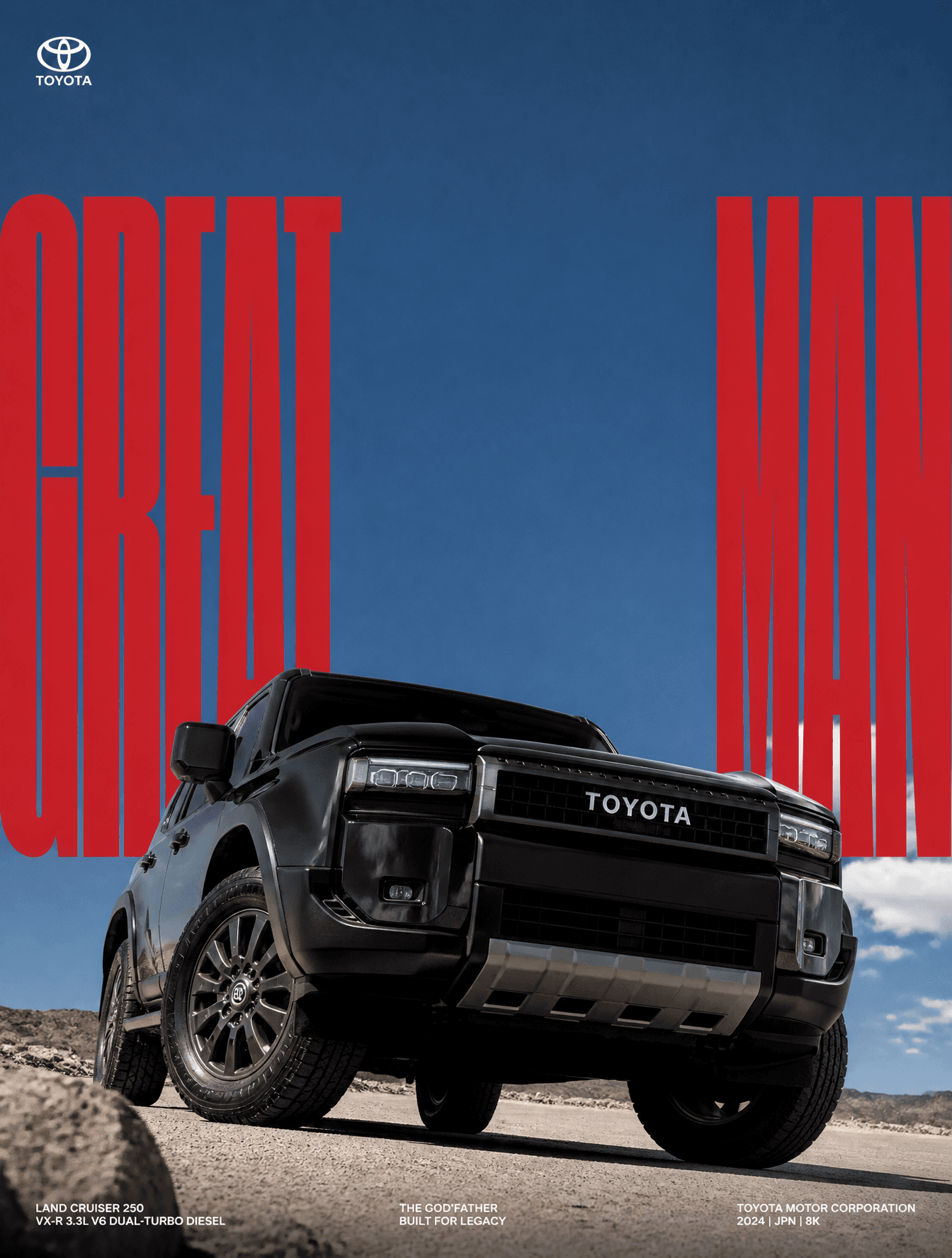 [TOYOTA] | [THE GOD'FATHER]. Act as a Professional Editorial