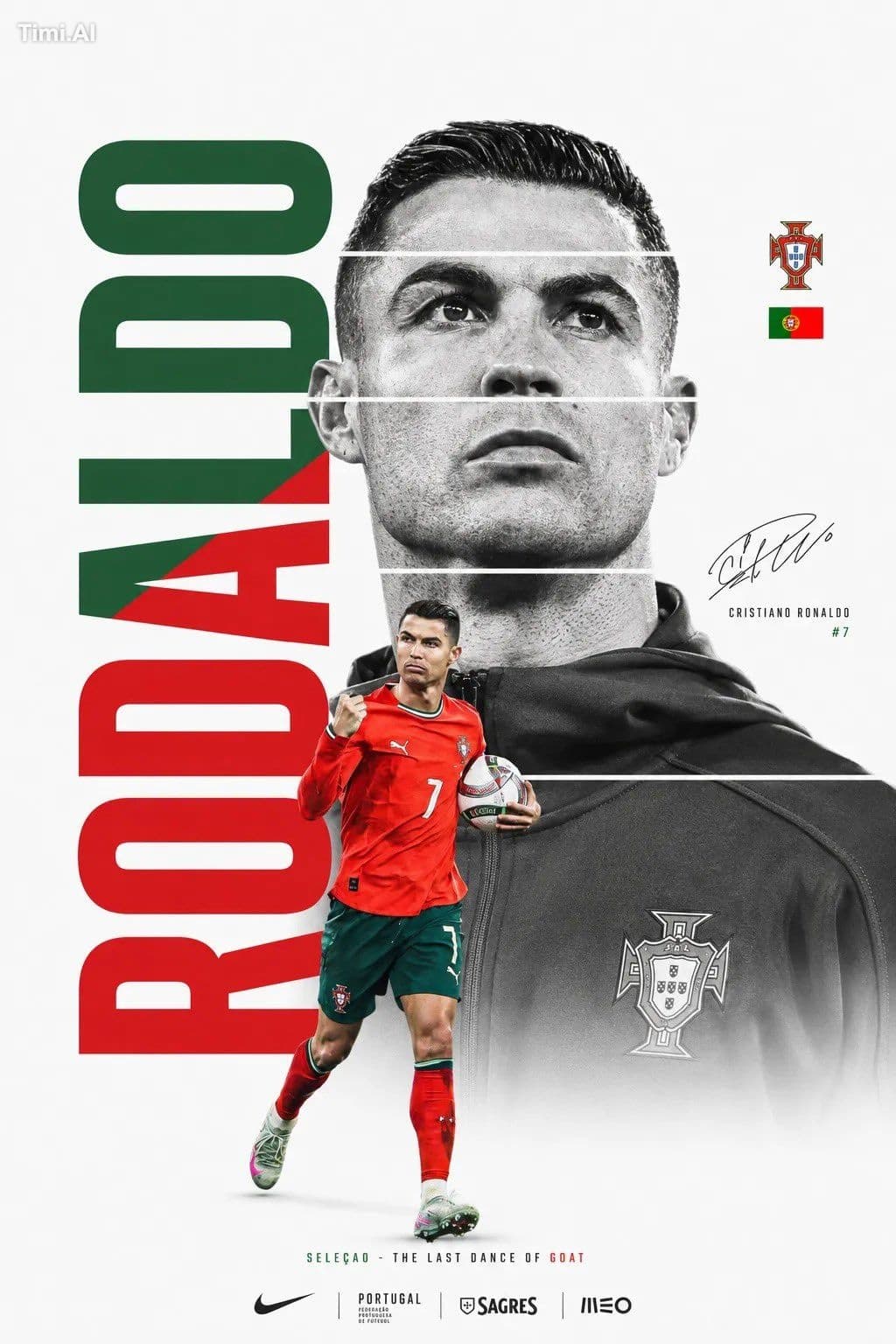 Create a premium FIFA World Cup poster design featuring a le