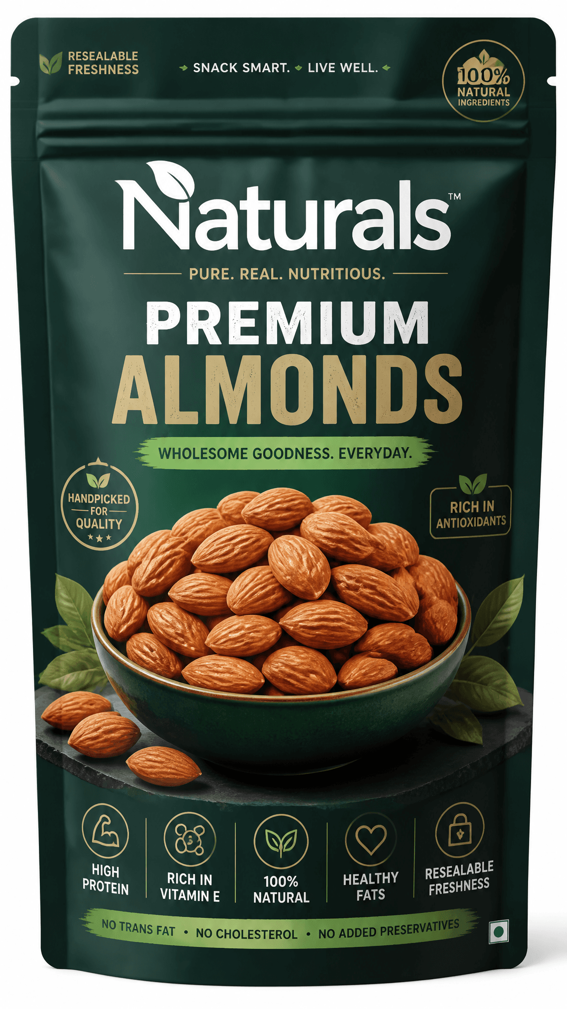 Create a distinctive packaging concept for a premium healthy