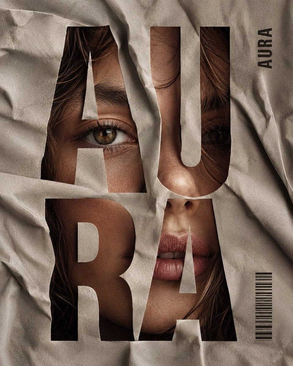 Vertical editorial poster portrait of [CHARACTER] with [HAIR