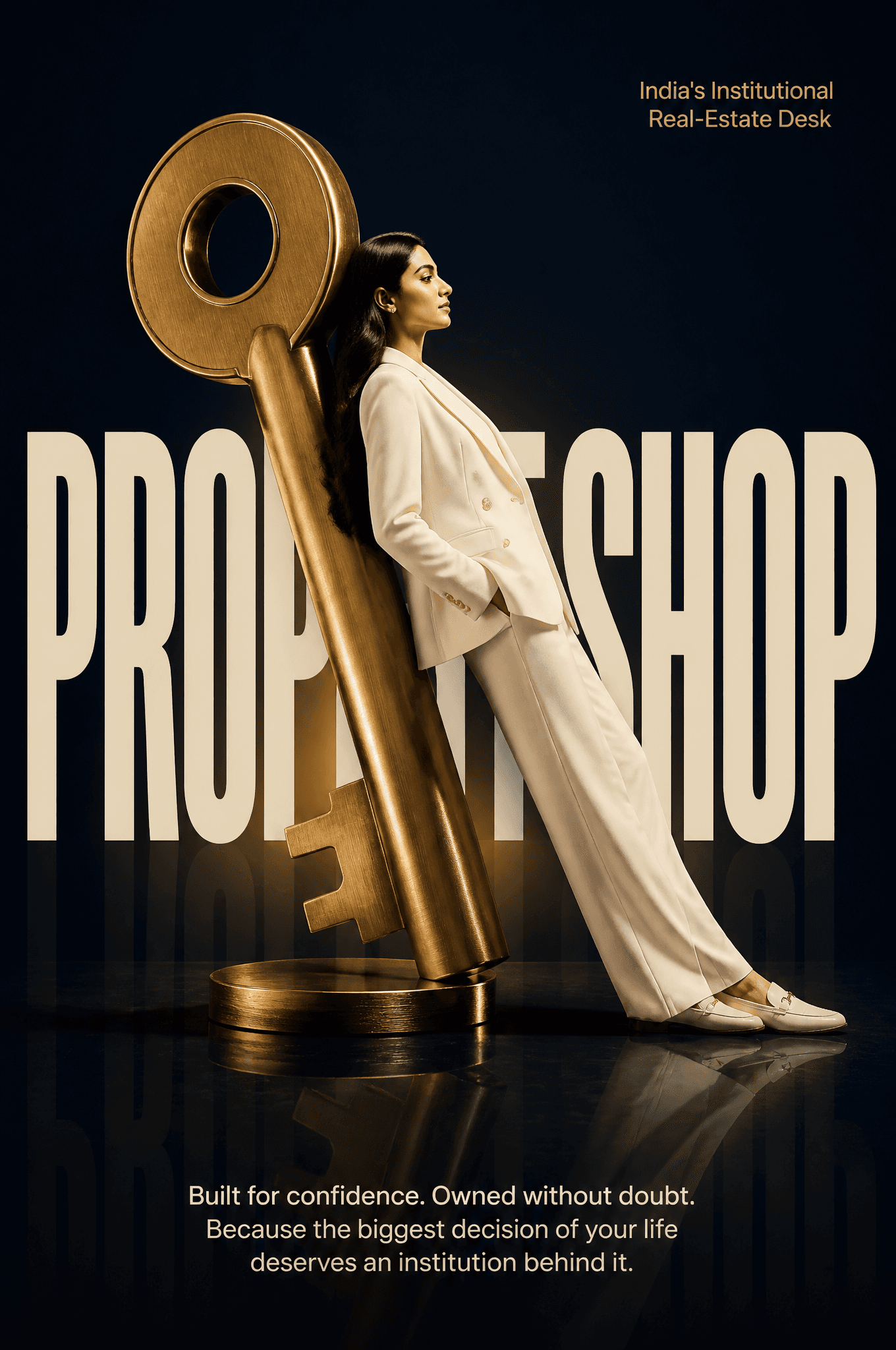 {  "prompt": "A high-fashion surrealist advertising poster f