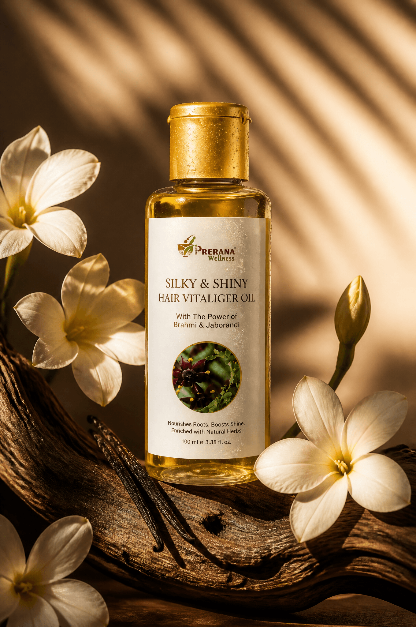 - Ultra-cinematic luxury haircare product photography of a t