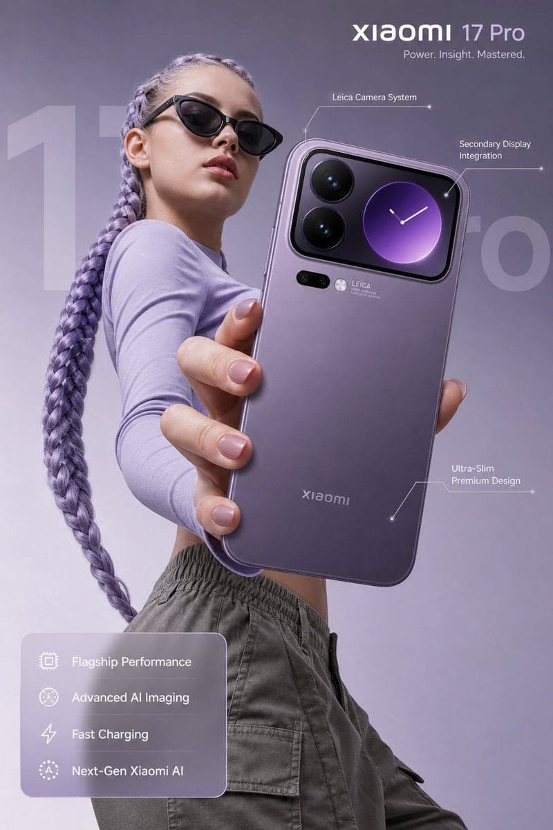 Ultra-realistic premium smartphone advertisement, featuring