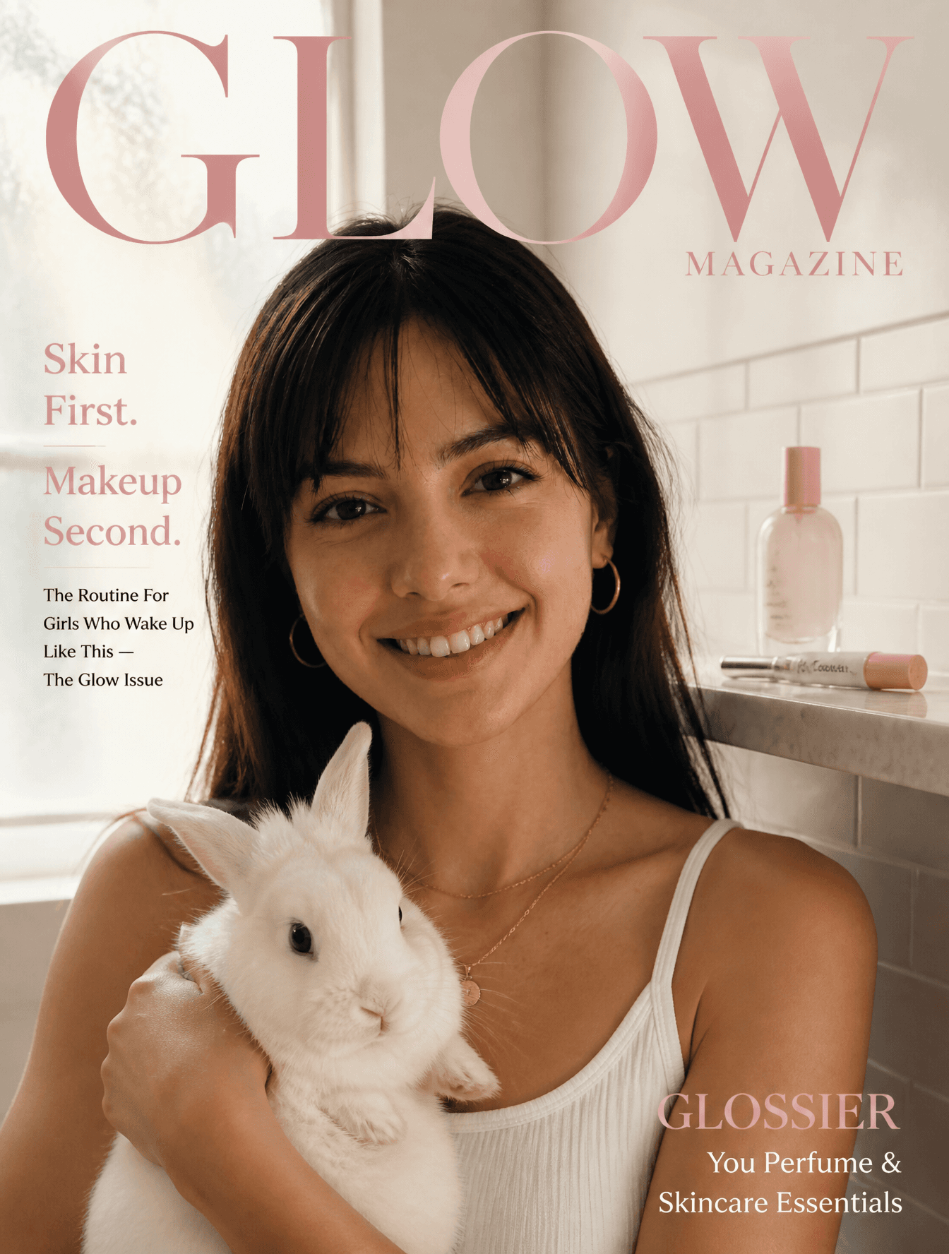 [SUBJECT]: A naturally beautiful girl with glowing no-makeup