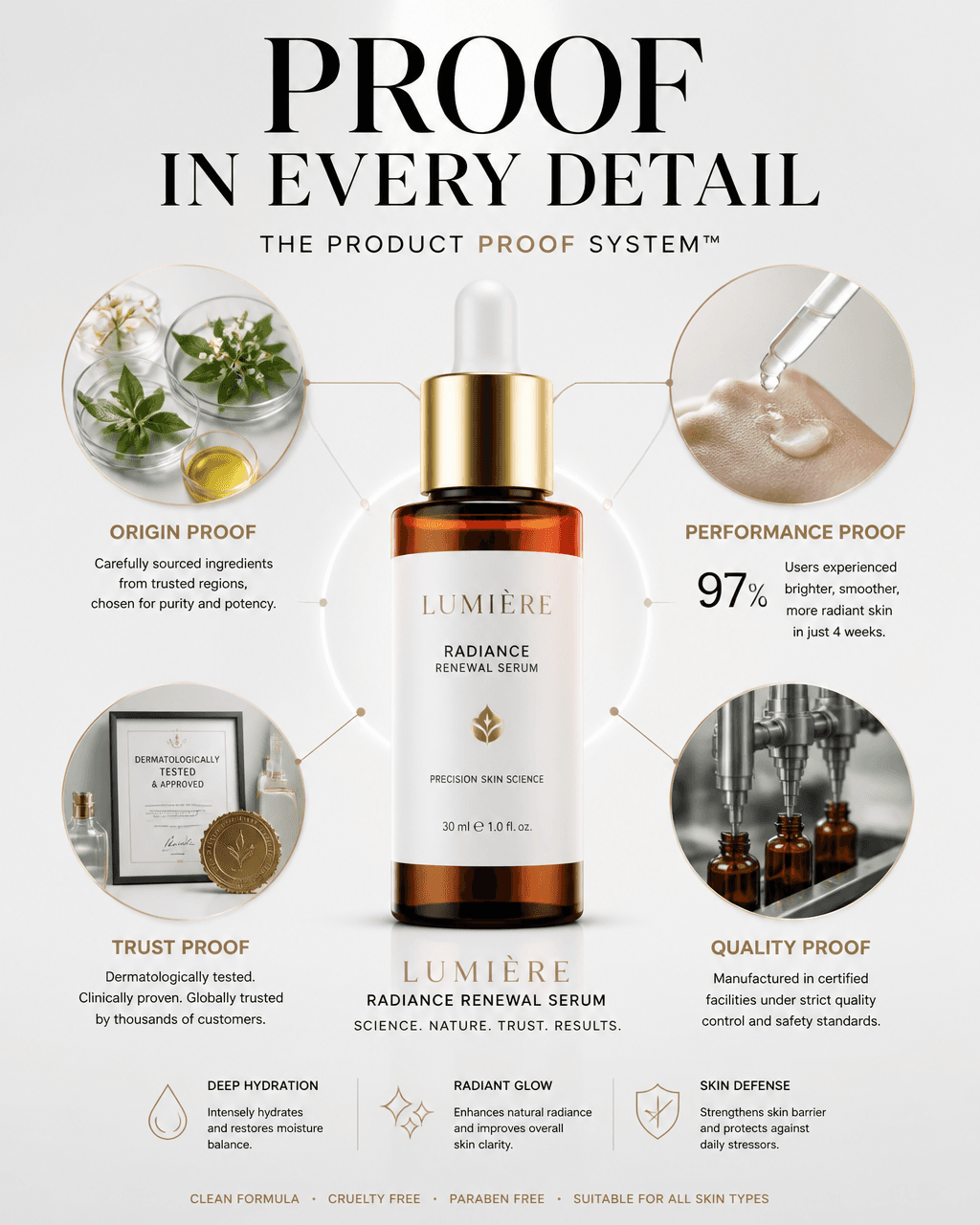 PRODUCT PROOF SYSTEM™Create a premium commercial advertising