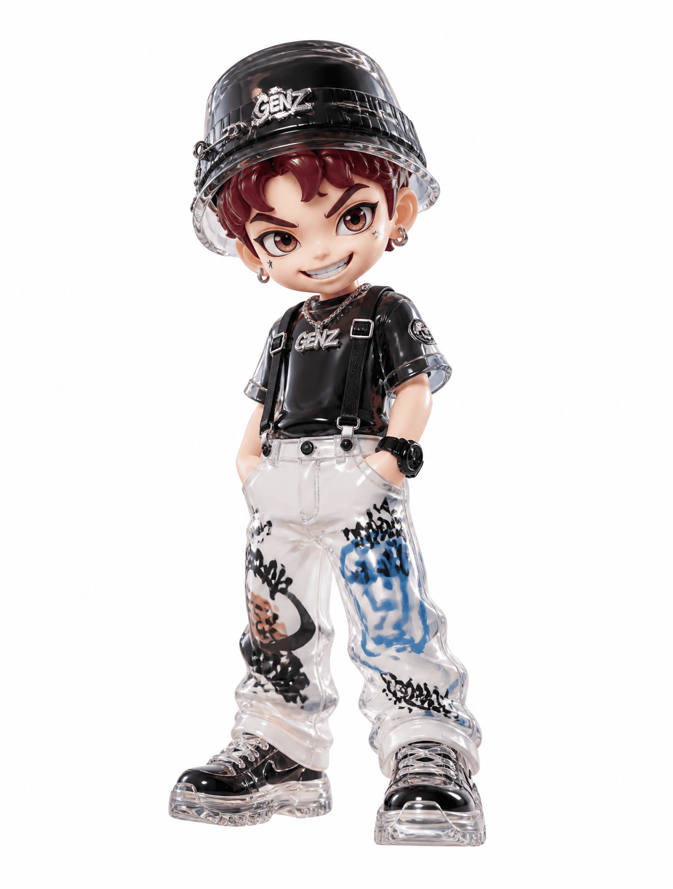 Masterpiece, 8k, best quality, a stylish artistic blind box 