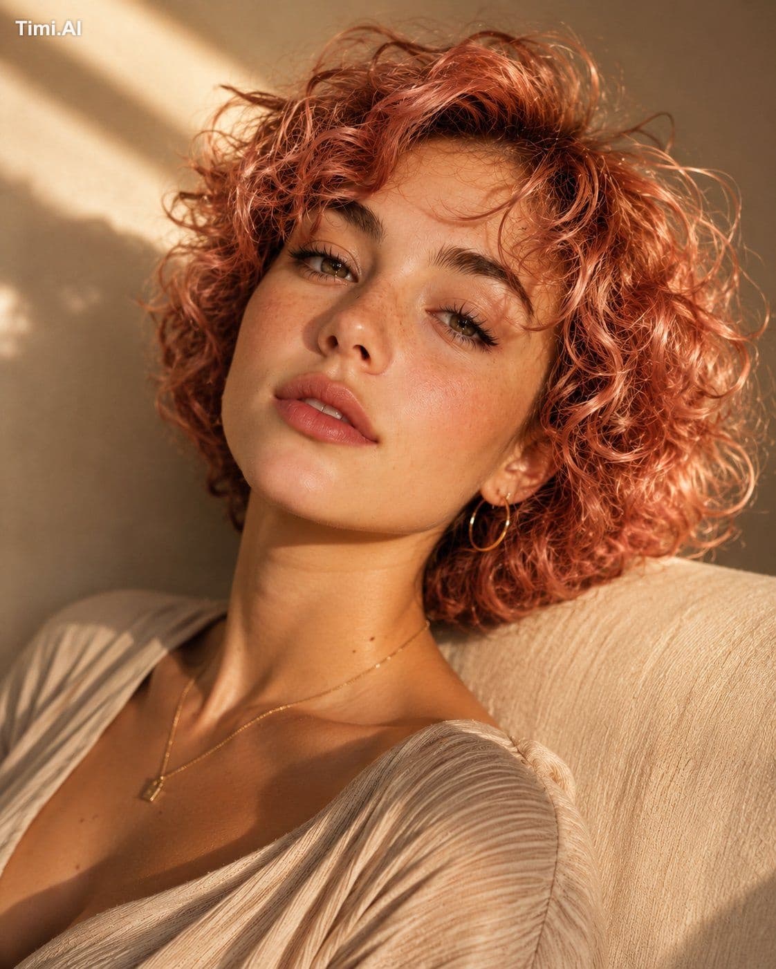 Ultra-realistic luxury beauty editorial portrait of an excep