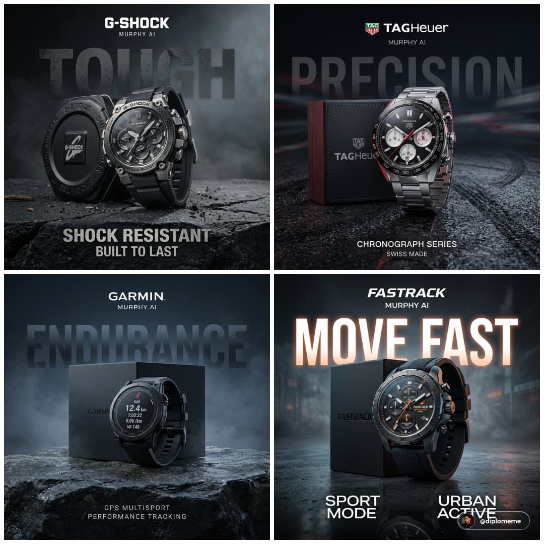 TAG Heuer — Track Surface (REAL, NOT FAKE) High-end commerci