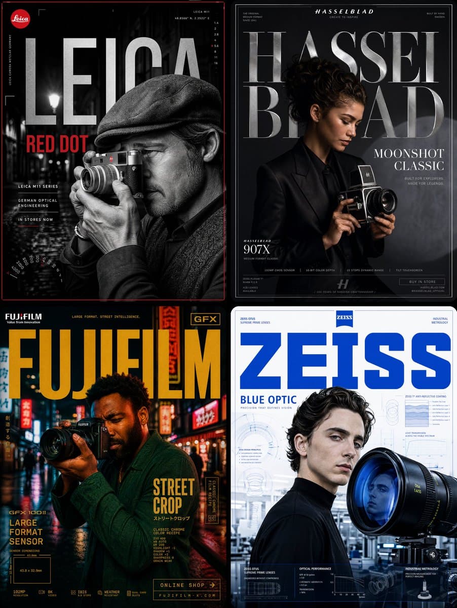 Leica Camera × Brad Pitt — "RED DOT"
FORMAT: Ultra-Premium O