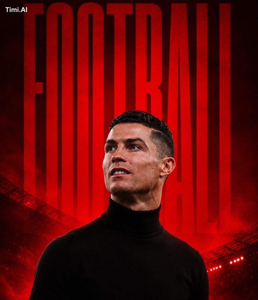 Create a premium cinematic sports poster in a 4:5 vertical f