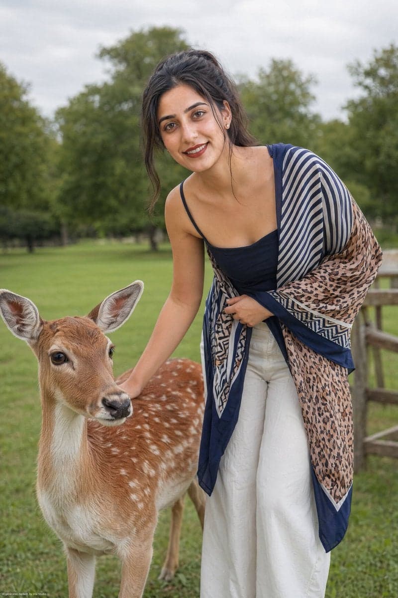 A hyper-realistic, full 4K resolution outdoor portrait photo