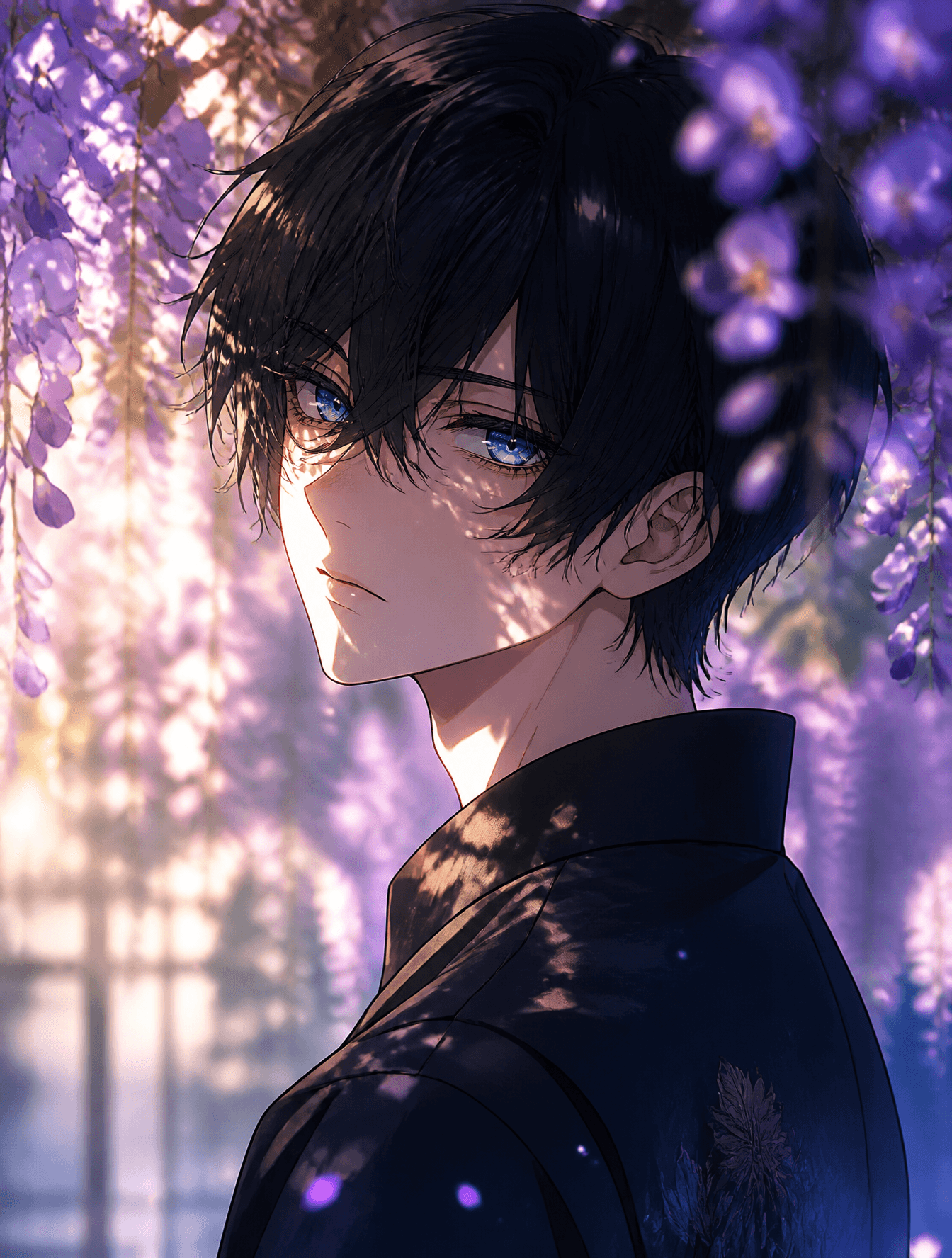 A breathtakingly aesthetic modern anime illustration of Itos